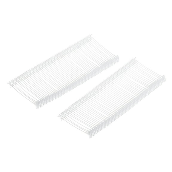 Uxcell 3000pcs Standard Tag Gun Fasteners 1.7x0.3 Inch Transparent Garment Tag Barbs Attachments