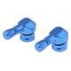 thumbnail image 4 of 4pcs Motocicleta 90 .3mm Rueda Neumático Vástago Válvula Sin Cámara De Aluminio Cola Gancho de clip para visera, 4 of 8