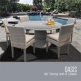thumbnail image 2 of Florence Table à Manger de Patio Extérieur 60 Pouces avec 6 Chaises Sans Accoudoirs, 2 of 2