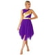 thumbnail image 4 of Vestido de baile de adoración litúrgica para mujer, dobladillo asimétrico, vestidos de baile moderno de Ballet, túnica de baile de alabanza, disfraz de actuación de baile, 4 of 5