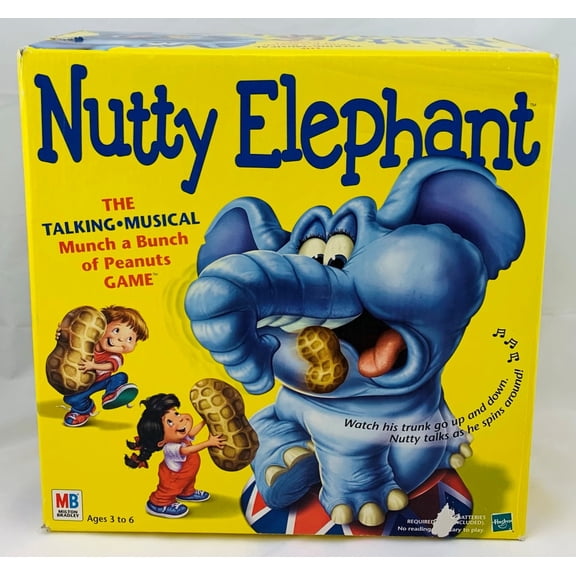 Pre-Owned Nutty Elephant Game by Milton Bradley