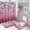 style-861, variant on 4 Piece Bathroom Rug Set with Shower Curtain Pigeon Reading Book Bathroom Shower Curtain Set with Rugs Vintage Animal 12 Plastic Hooks for Bathroom Decor 72inch X 72inch