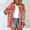 Pink coat for women, variant on Usmixi Weekly Deals 2023 Shacket Coat for Women Womens Shirts Jacket Classic Plaid Patchwork Button Down Lapel Coats Fall Long Sleeve Loose Comfy Flannel Outwear with Pocket Winter Shacket Coat