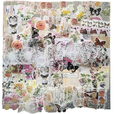 260Pc Vintage Scrapbook Stickers for Journaling,Gift Decor Craft B