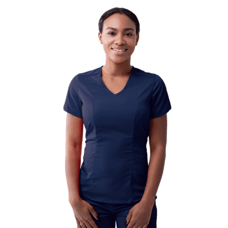 

Adar Pro Scrubs For Women - Modern V-Neck Scrub Top