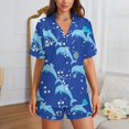 thumbnail image 2 of Sdmnsg-T Ensemble de Pyjama pour Femmes, Manches Courtes, Confortable, 2 Pcs, 2 of 4
