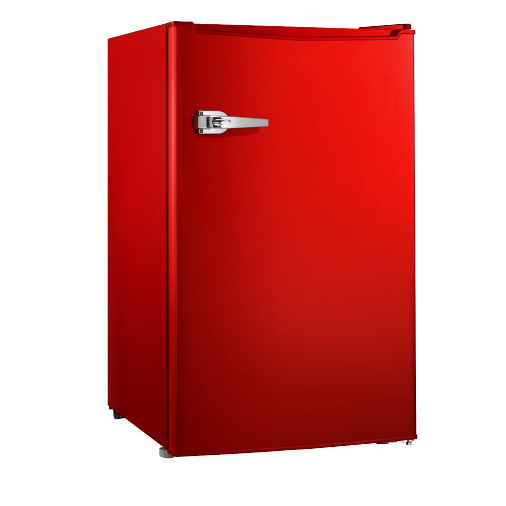 Willz 3.5 Cu. Ft. Single Door Retro Mini Fridge WLR35RD, Red Walmart