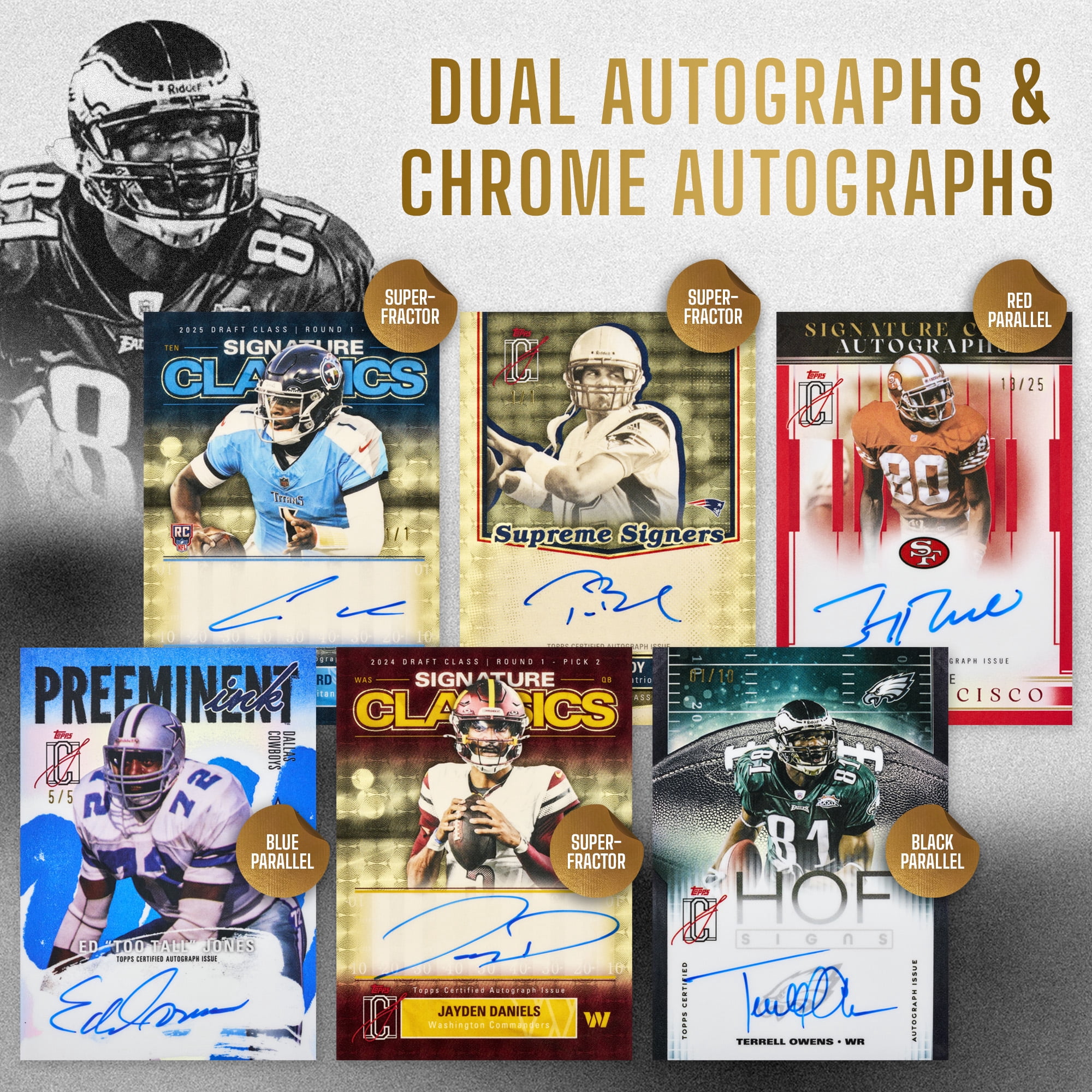 2025 Topps Signature Class Football - Factory Sealed - Value Box