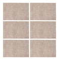thumbnail image 1 of 6 Manteles individuales de PVC Nikou lavables color madera 30 x 46 cm, 1 of 15