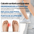 thumbnail image 4 of 1 Par Calcetines Terapia Correctores Juanete Dedos Negros, 4 of 9