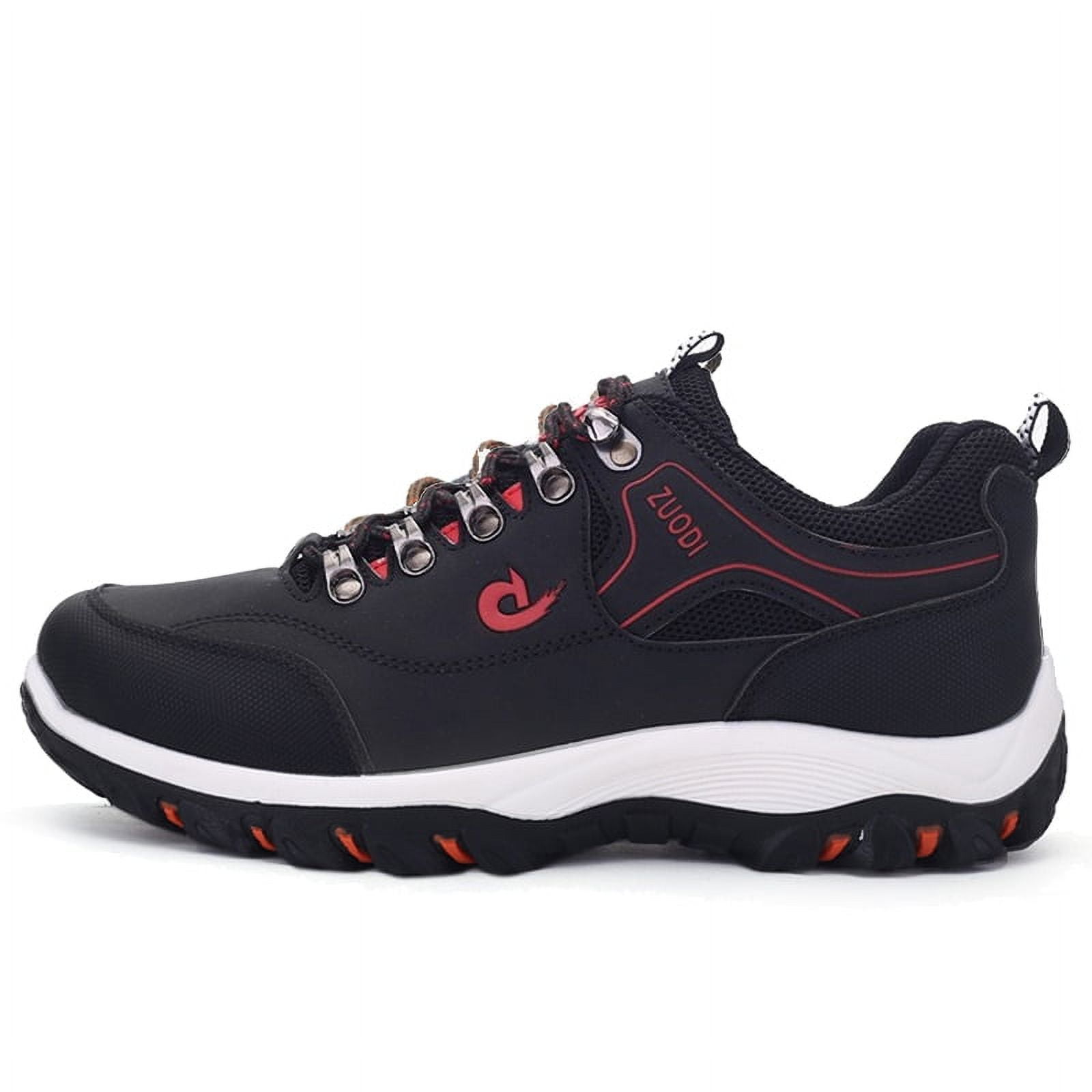 RIBONGZ Men Hiking Shoes Waterproof Non-slip Sport Shoes Casual Running Camping Shoes Outdoor Sneakers for Men Size