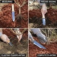 thumbnail image 2 of Grampa's Garden Knife - Versatile 7" Hori Hori Garden Knife With Straight & Serrated Steel Blade. Heavy-Duty Garden Hand Tool For Weeding, Digging or Planting. Includes Protective Sheath., 2 of 8