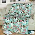 thumbnail image 2 of Yibo Funny Animals Puppy Dog Blanket Flannel Soft and Comfortable Anti-static Bed Sofa Blanket, 2 of 8