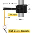 thumbnail image 5 of Baseball & Softball Batting Trainers for Beginners and Pros, Locking  Style Tether Ball Set, Swing Trainer for Hitting  Equipment, Easy Install  3"-6" Round & 2"-6" Square Posts, 5 of 5