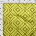 thumbnail image 3 of oneOone Rayon Yellow Fabric Geometric Sewing Material Print Fabric By The Yard 56 Inch Wide, 3 of 4