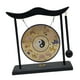thumbnail image 1 of Gong de mesa Feng Shui de latón, adorno de escritorio con mazo y soporte, para fiestas Estilo E, 1 of 9