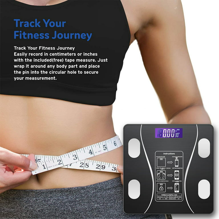 Prakal Digital Weight Scale, Smart Bluetooth Body Fat Scale, Bathroom