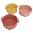 thumbnail image 1 of Baby Silicone Bowls, Educational  Smoothly Sensory Baby Bowls Interesting 3pcs Improve Self Care Ability  for Nursery School for Home, 1 of 7