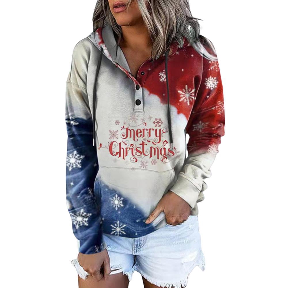 MINOCOOL Women Christmas Hoodies, Women 