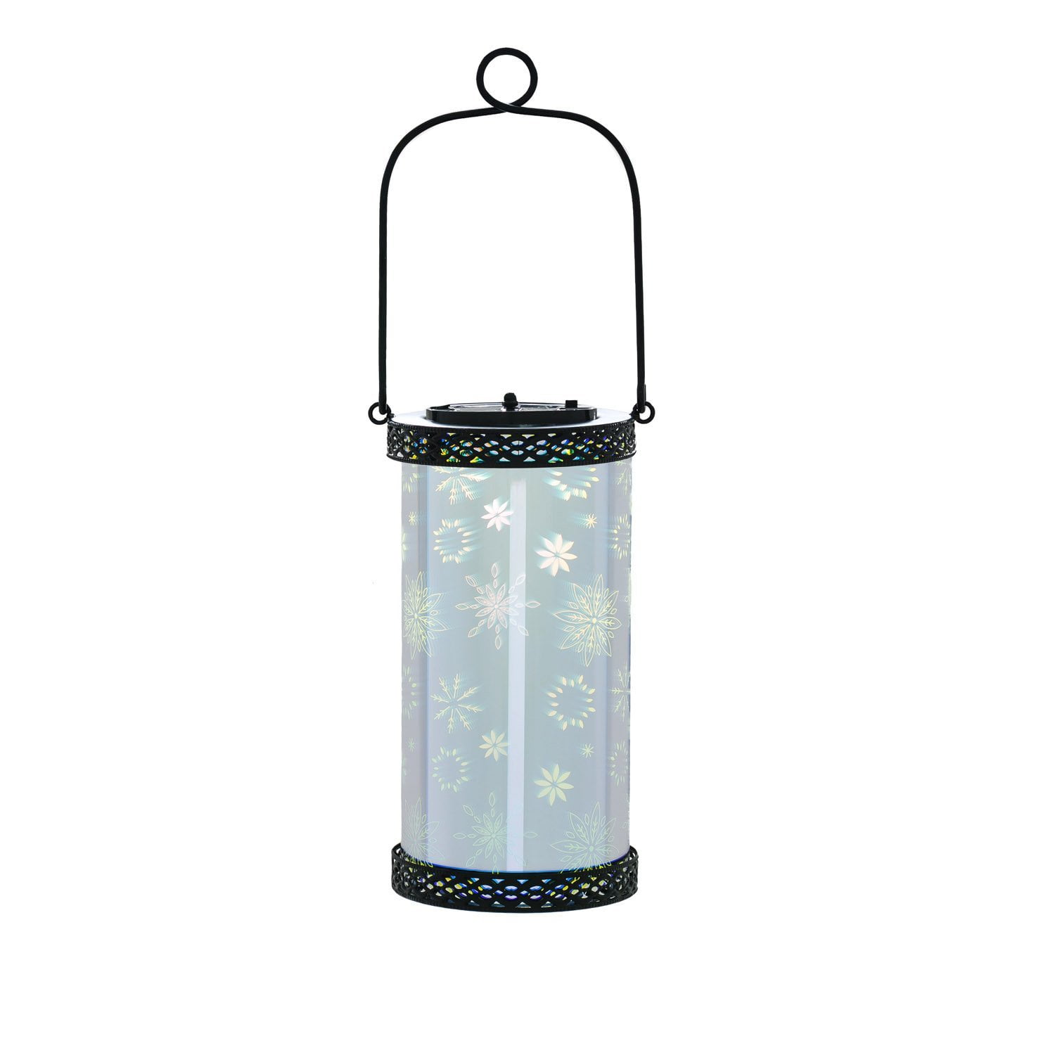 snowflake solar lantern