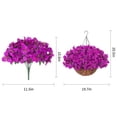 thumbnail image 5 of Artificial Outdoor Bougainvillea Flowers with Brown Basket, Artificial Hanging Flowers Plant, 12 Pcs Bougainvillea Flowers for Christmas, Faux Flower with Eucalyptus Leaves Fake Plant
Greenery Boxwoo, 5 of 8