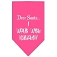thumbnail image 5 of Christmas Pet and Dog Bandana Screen Printed, "Dear Santa... I Went With Naughty", 5 of 8