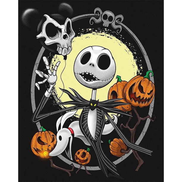 5D DIY diamante pintura Halloween esqueleto hombre completo redondo Kit hogar diamantes de imitación Hugtrwg Para estrenar