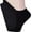 Black, variant on SnnmBlm Women's and Men's Thin Cotton Low Cut Ankle Socks, multipack Black One Size