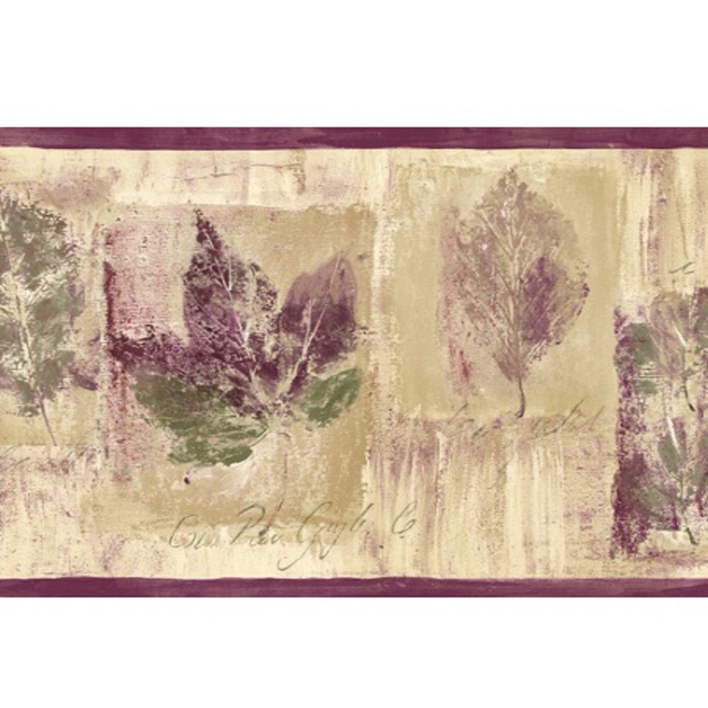 878268 Floral Botanical Wallpaper Border CZ012161b