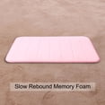thumbnail image 5 of PiccoCasa Memory Foam Absorbent Bath Mat, Pink 24" x 16"/60 x 40cm(L*W), 5 of 6