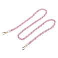 thumbnail image 1 of Correa de cadena plana Unique Bargains 47 Cuero Hierro Monedero Reemplazo Accesorios Rosa, 1 of 6