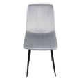 thumbnail image 2 of Silla Comedor Eames Tapizada Rack & Pack  Gris Terciopelo Sala Habitación, 2 of 4
