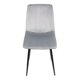 thumbnail image 5 of Set Silla Comedor Rack & Pack Estilo Eames Tapizada Gris Terciopelo 2 piezas, 5 of 5