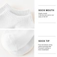 thumbnail image 3 of Socks Women's Spring and Summer Solid Color Boat Socks Breathable Cotton Sports Shallow Mouth, 3 of 5