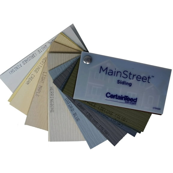 CertainTeed Mainstreet Vinyl Siding Color Sample Swatch
