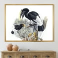 thumbnail image 2 of Designart 'Ancient Bird Illustration I' Traditional Framed Canvas Wall Art Print, 2 of 5
