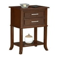 thumbnail image 5 of Sydney Two-Drawer End Table with Shelf in Espresso Wood Finish, 5 of 5