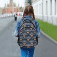 thumbnail image 6 of FORMRS Kids School Backpack Elementary Student Unisex Travel Bookbag with Reflective Stripes, Blue Elegant Geometric, 6 of 7