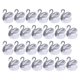 thumbnail image 3 of ColoMX 24pcs Cisne en forma de boda Cajas de caramelo Cajas de regalo de estilo europeo contenedores de caramelo, 3 of 6