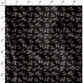 thumbnail image 3 of Soimoi Velvet Black Fabric By the Yard - 54 Inch Wide - Leaves Print Fabric - Nature - Inspired Elegance for Apparel and Decor Printed Fabric, 3 of 6