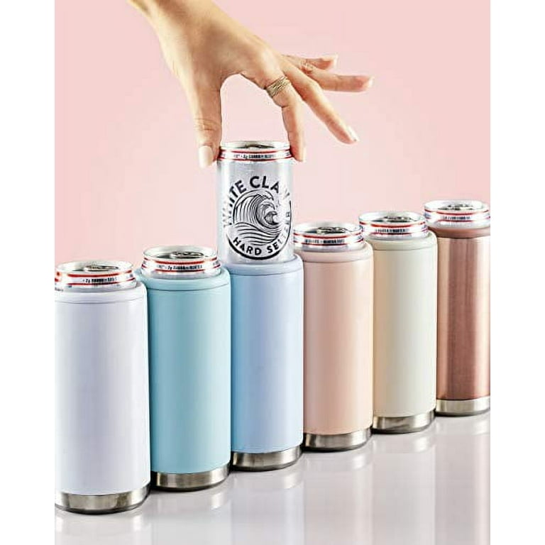 Maars Skinny Can Cooler for Slim Beer & Hard Seltzer | Stainless Steel 12oz  Sleeve, Double Wall Vacuum Insulated Drink Holder - Nightshade Glitter