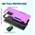 thumbnail image 4 of Designed for Samsung Galaxy S23 Plus 5G & Galaxy S23+ Case [Not for S23],Heavy-Duty Tough Rugged Lightweight Slim Shockproof Protective Men Women Phone Cover for Galaxy S23 Plus [Purple/Black], 4 of 13