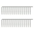 thumbnail image 7 of 30pcs Cup Hooks Screw-in Wall 2 Inch Metal Thread Square Hooks Great for Indoor Outdoor Hanger Silver Gray, 7 of 7
