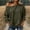 Army Green women fall off shoulder sweater a1, variant on Women's Fall Winter Off Shoulder Knitted Pullover Tops Long Sleeve Loose Casual Sweater Solid Basic Fashion Clothes for Daily Wear, Black L