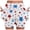 White-01, variant on Summer Dress for Women Patriotic Printed Mini Skirt Soft Skin Friendly Double Layer Pocket Breathable Bottom for Tennis Sports