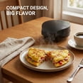 thumbnail image 4 of Dual-Zone Electric Omelette Maker,Omelette Maker Electric,1000w Rapid Double-Sided Egg Cooker With Non-Stick Plates，Anti-Silp Base Anti-Scald Handle Cool-Touch Handle for Home,Dorm&Travel, 4 of 7