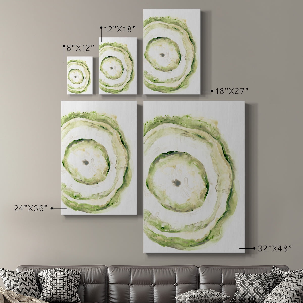Lichen Halo III Premium Gallery Wrapped Canvas - Ready to Hang