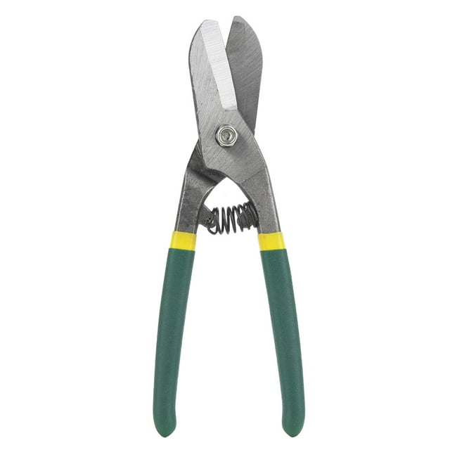 Tijeras de hojalatero manuales de acero tipo alemán, tijeras para cortar metal, tijeras para cortar chapa metálica (8 pulgadas)