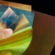 thumbnail image 4 of 7 láminas holográficas de PVC de 20 cm x 30 cm (8" x 12"), vinilo iridiscente transparente, película brillante arcoíris, lámina espejada, tela láser., 4 of 9