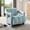 Blue, variant on Roundhill Furniture Velmor Contemporary Velvet Accent Armchair, Blue
